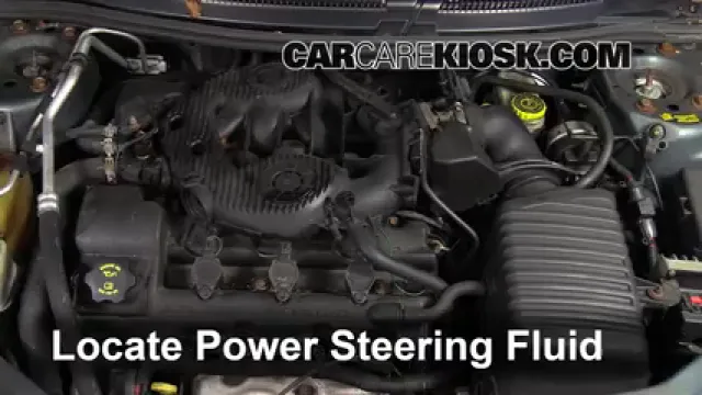 2006 Dodge Stratus SXT 2.7L V6 Power Steering Fluid Add Fluid